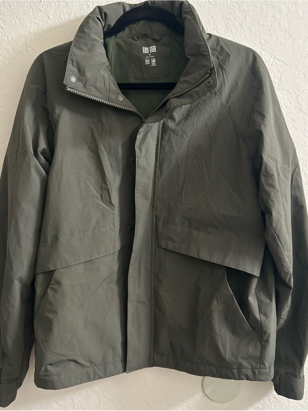 Uniqlo Olive Green Performance Jacket Unisex XS
